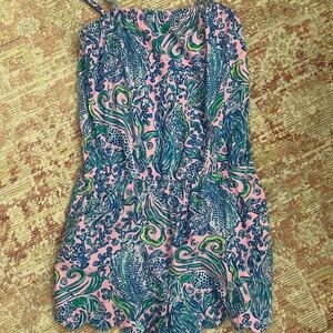 Lilly Pulitzer Pink and Blue Kids Dress